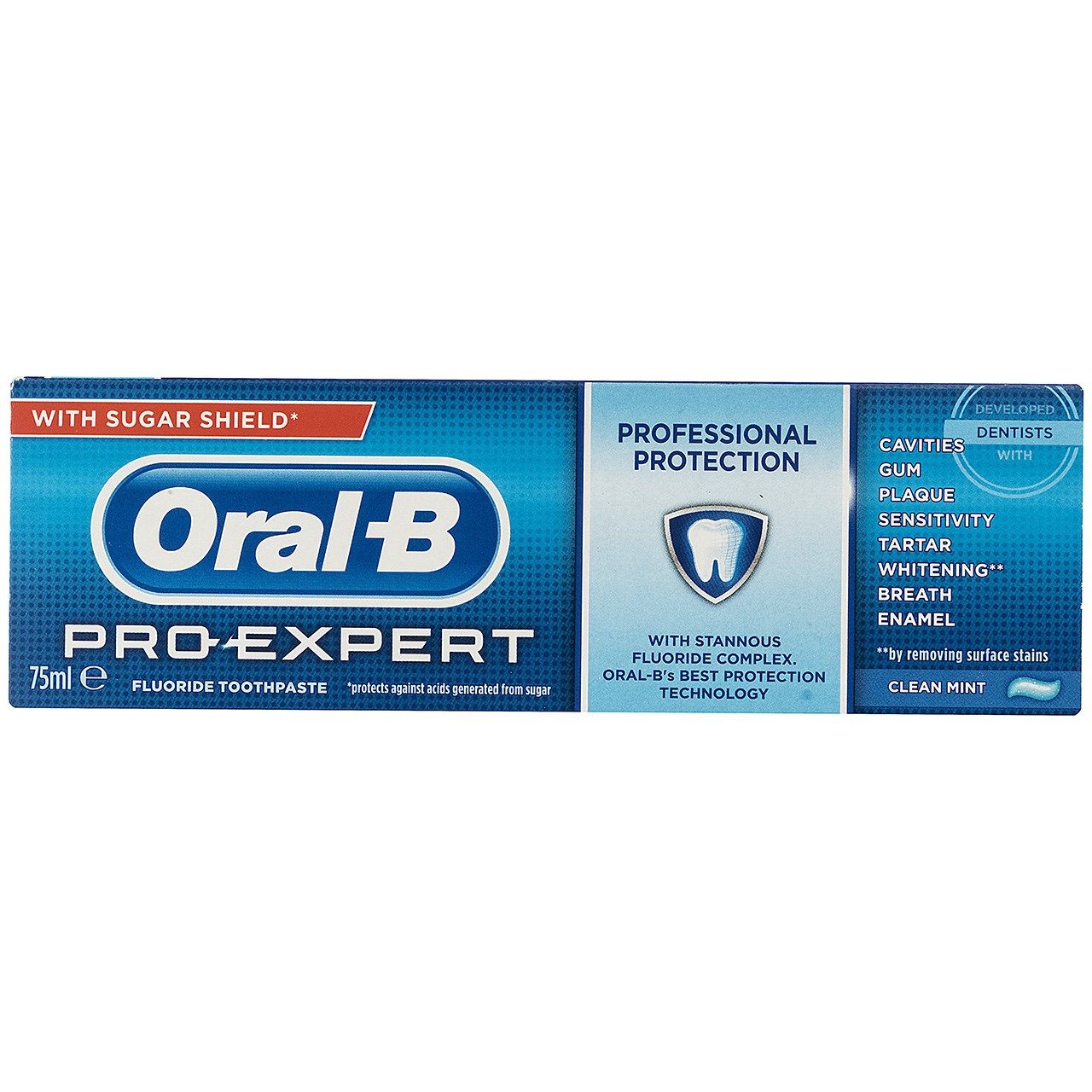 خمیر دندان اورال-بی سری Pro-Expert All Around Protection مدل Clean Mint حجم 75 میلی لیتر