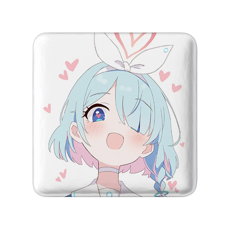 پیکسل خندالو طرح بازی آرشیو آبی (Blue Archive) مدل مربعی کد 34327