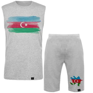 ست تاپ و شلوارک مردانه 27 کد J14