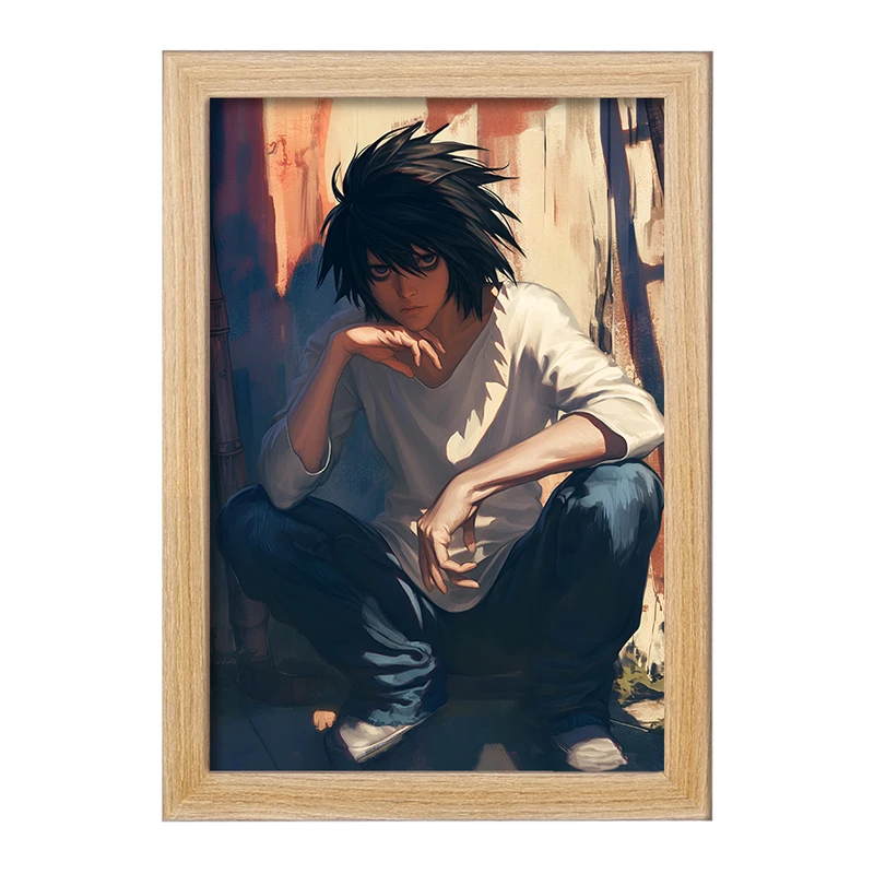 تابلو خندالو مدل انیمه دفترچه مرگ (Death Note) کد F9049