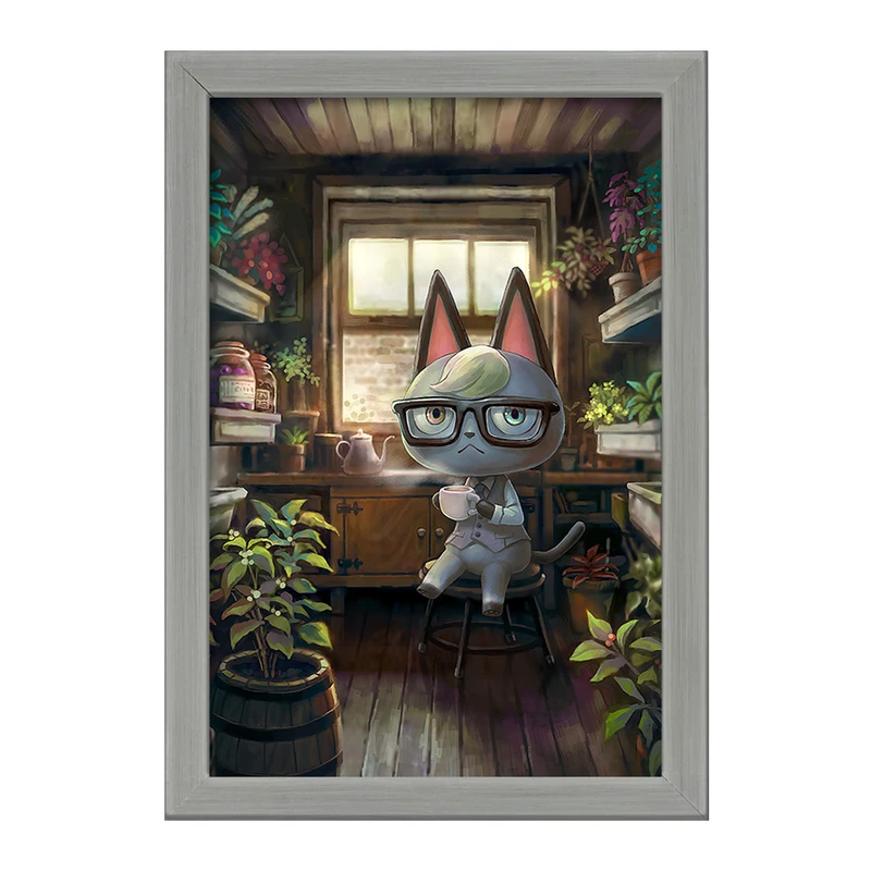 تابلو خندالو طرح بازی انیمال کراسینگ (Animal Crossing) کد 32653