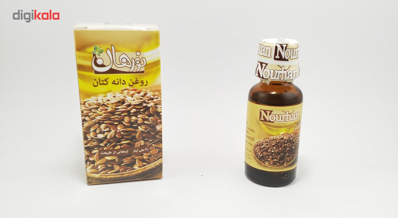 روغن دانه کتان نورهان حجم 30 میلی لیتر