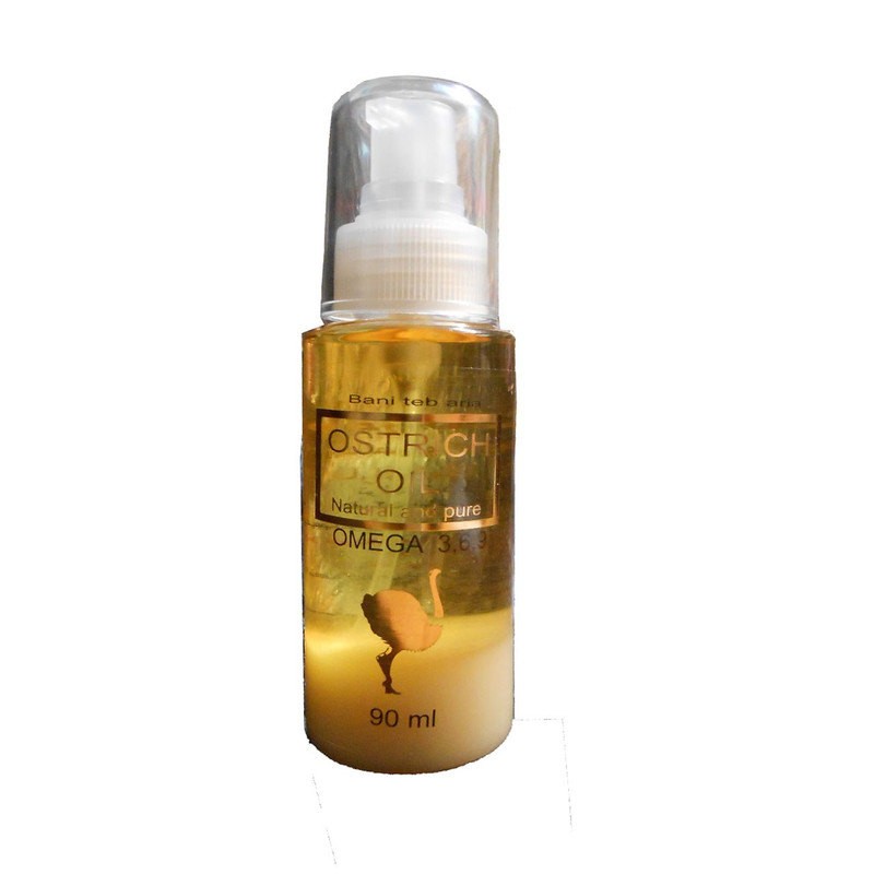 روغن بدن بانی طب اریا مدل روغن شترمرغ حجم 90 میلی لیتر