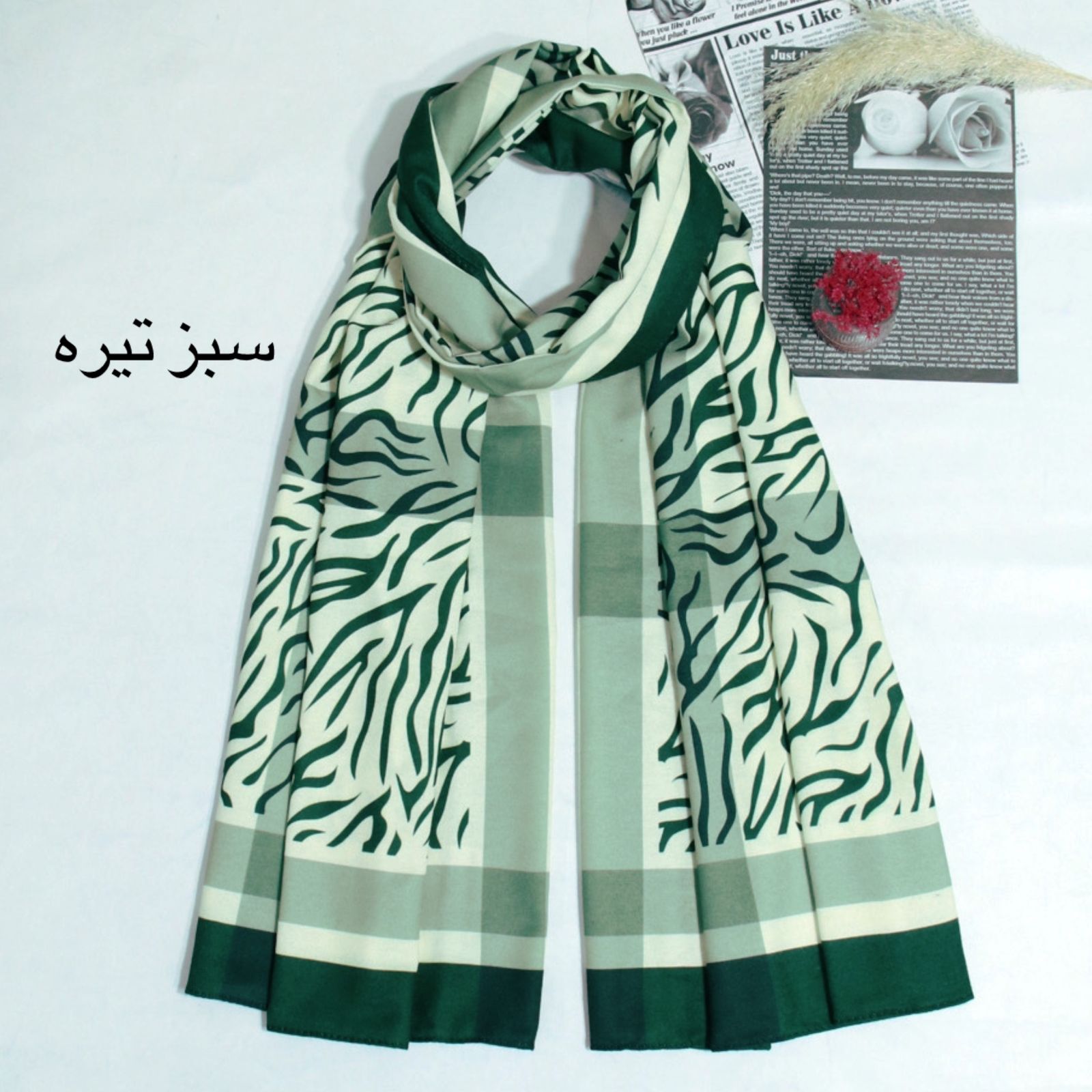 شال زنانه مدل موهر جدید طرح زبرا کد ana-9510 -  - 29