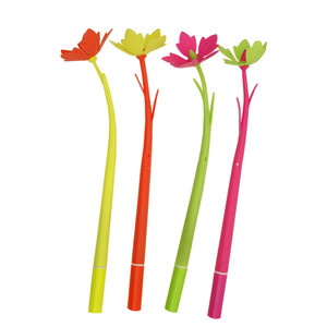 خودکار فانتزی طرح گل بسته 4 عددی سایز 0.05