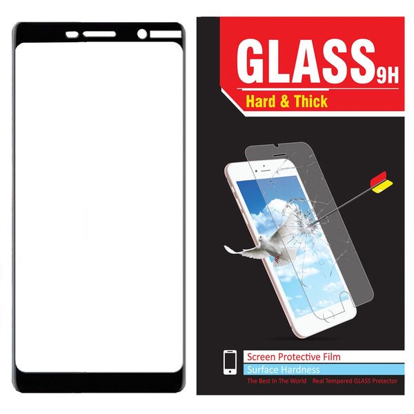 محافظ صفحه نمایش شیشه ای Hard and thick مدل full cover مناسب برای گوشی موبایل نوکیا Nokia7 plus محافظ صفحه نمایش شیشه ای Hard and thick مدل full cover مناسب برای گوشی موبایل نوکیا Nokia7 plus