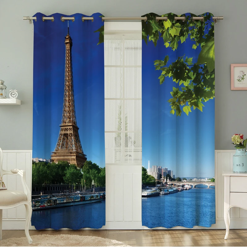 پرده نیروانا طرح مدرن  مدل هازان کد 4313سایز 140×280 سانتی متر