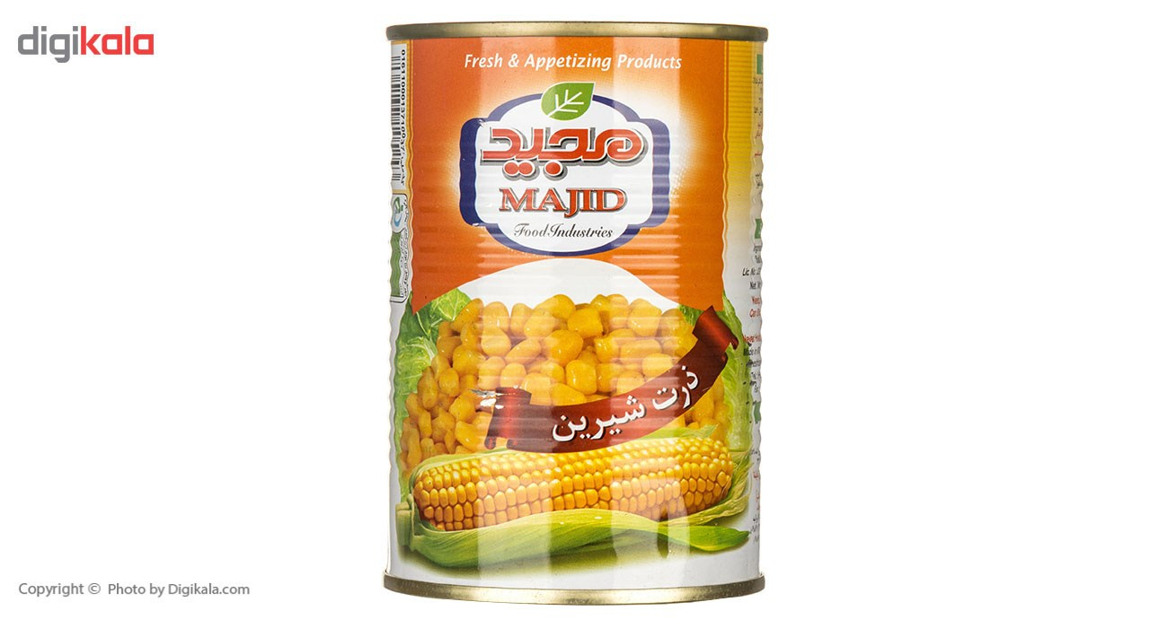 ذرت شیرین مجید مقدار 400 گرم