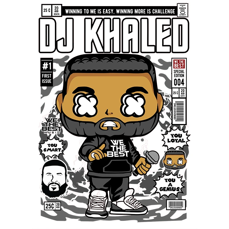 استیکر پارچه و لباس پاد آفرین مدل کارتونی کد S967