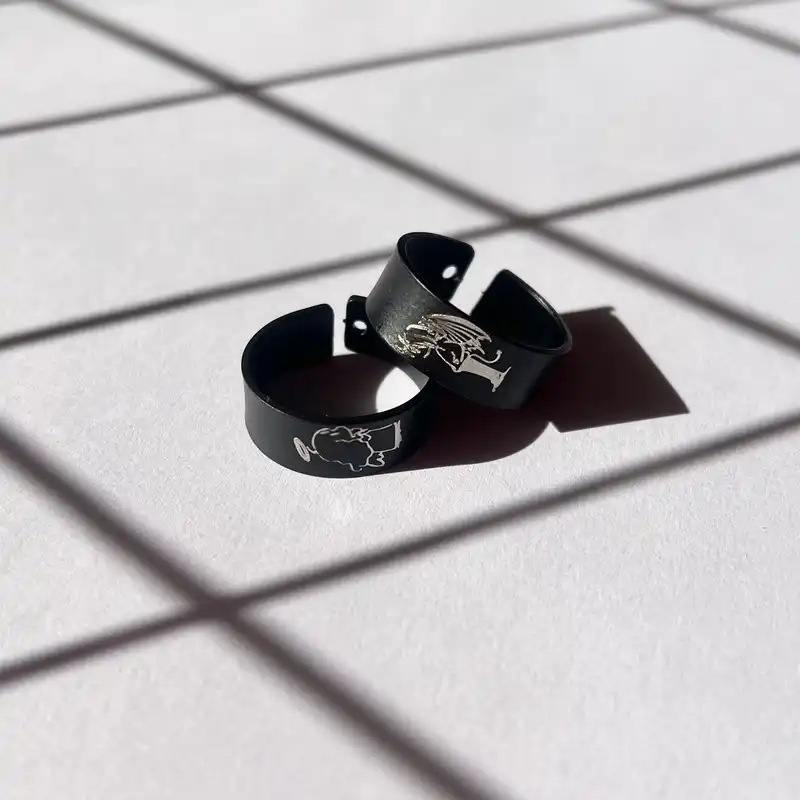 انگشتر مدل دوستی فرشته بسته دو عددی