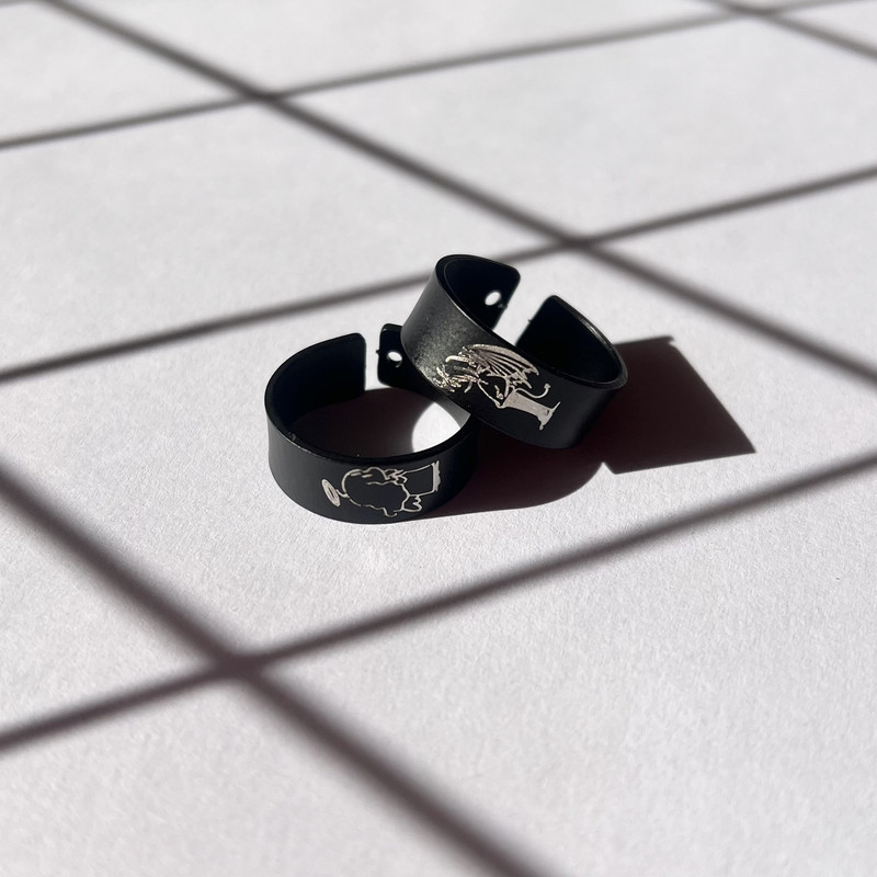 انگشتر مدل دوستی فرشته بسته دو عددی