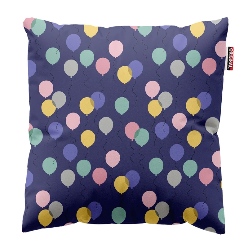 کوسن پاد آفرین طرح بادکنک کد 2366 سایز 30*30 سانتی متر