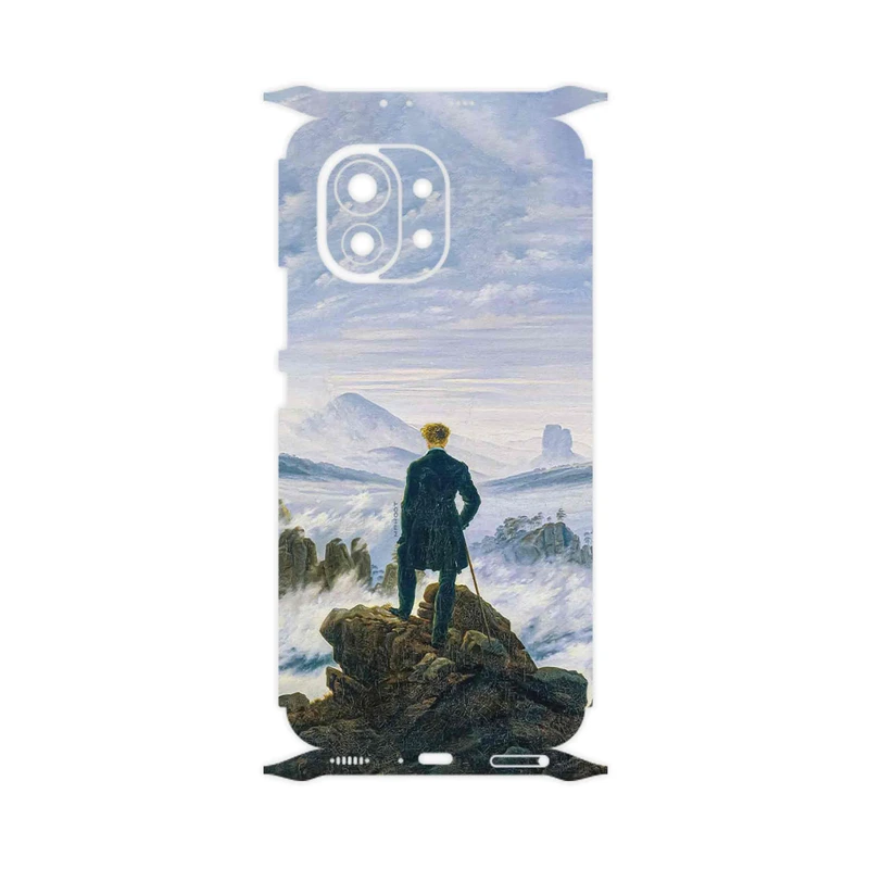 برچسب پوششی ماهوت مدل Wanderer above the Sea of Fog-FullSkin مناسب برای گوشی موبایل شیائومی Mi 11 5G
