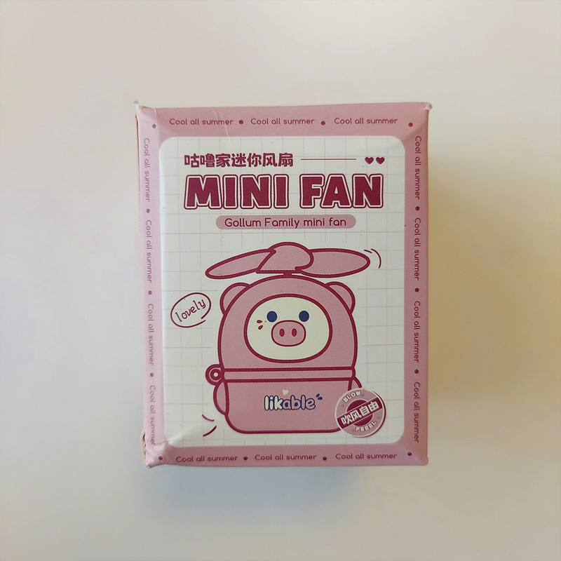 پنکه شارژی طرح عروسکی