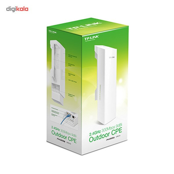اکسس پوینت 2.4 گیگاهرتزی بی‌سیم و Outdoor تی پی-لینک مدل Pharos CPE210_V1