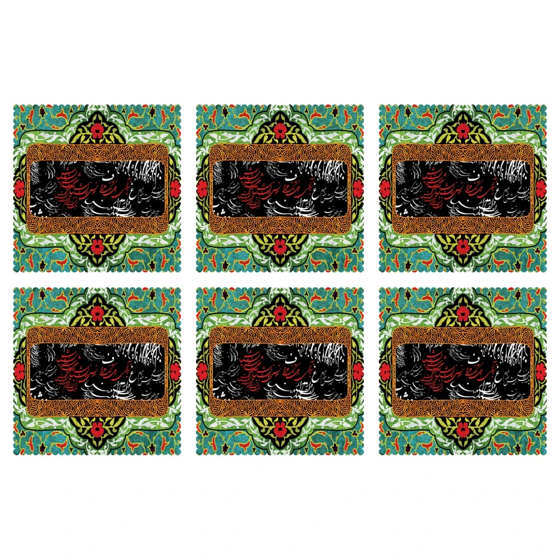 زیر لیوانی مدل C1-42411 بسته 6 عددی