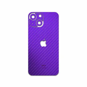 MAHOOT Purple-Fiber Cover Sticker for Apple iPhone 13 Mini