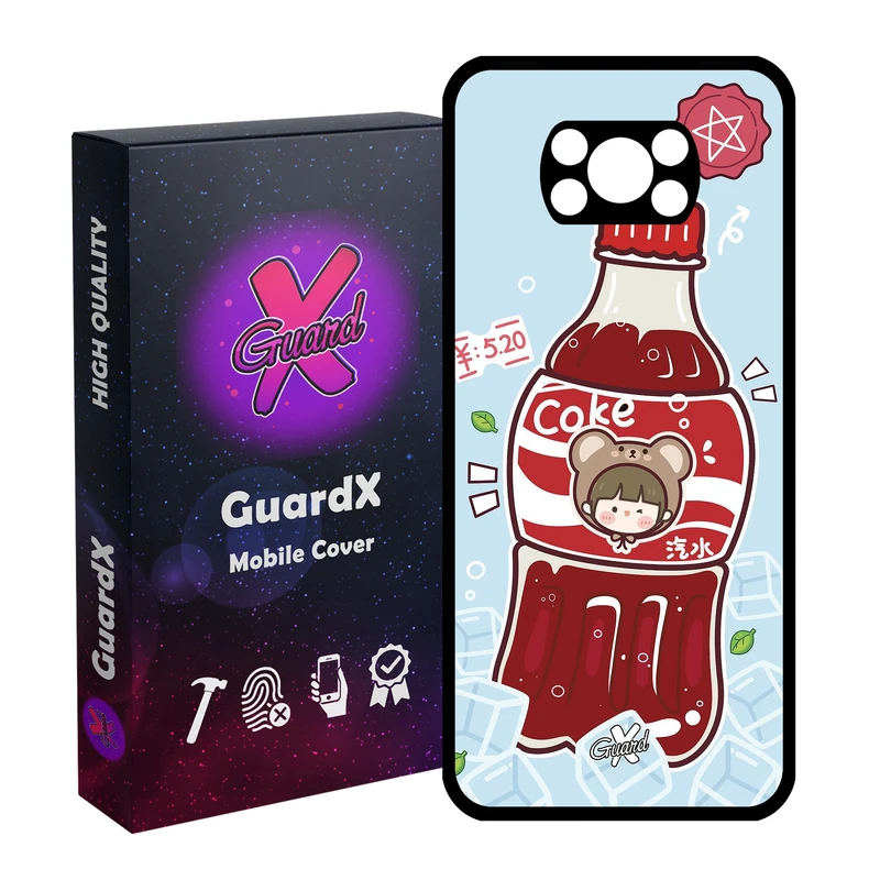 کاور گارد ایکس طرح Cute مدل Glass10635 مناسب برای گوشی موبایل شیائومی Poco X3 NFC/Poco X3/Poco X3 Pro