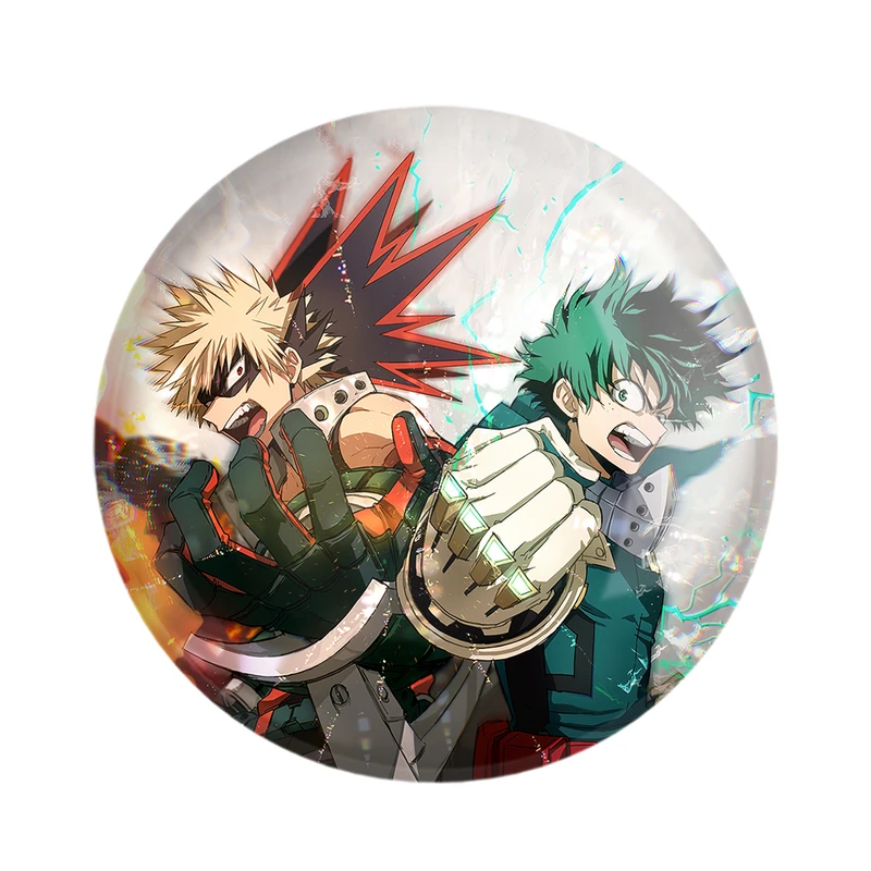 پیکسل خندالو مدل میدوریا و باکوگو انیمه آکادمی قهرمان من کد 16163