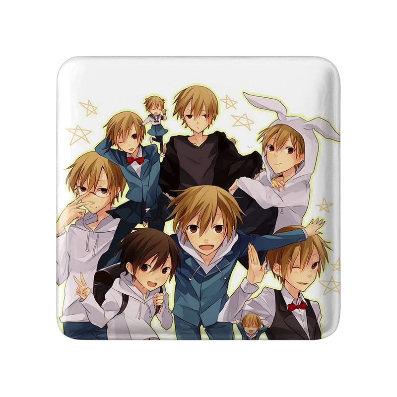 مگنت خندالو طرح کیدا انیمه دورارارا مدل مربعی کد 32120