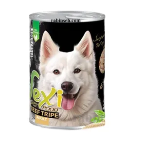 کنسرو سگ وکسی مدل نچرال طعم سیرابی وزن 400 گرم