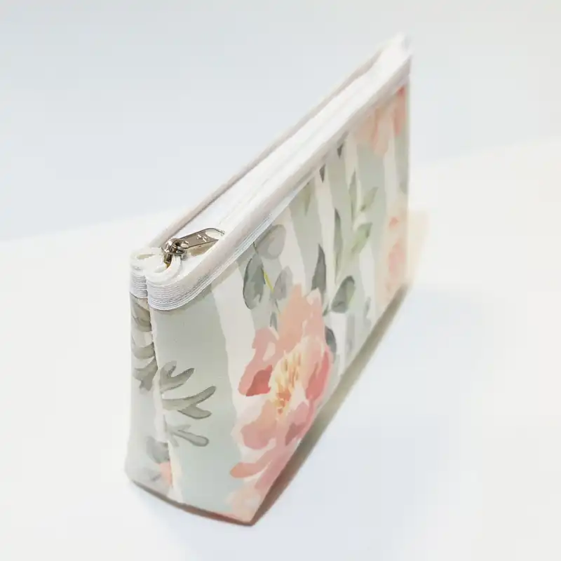 کیف لوازم آرایش زنانه طرح گل بهاری مدل MCA220218
