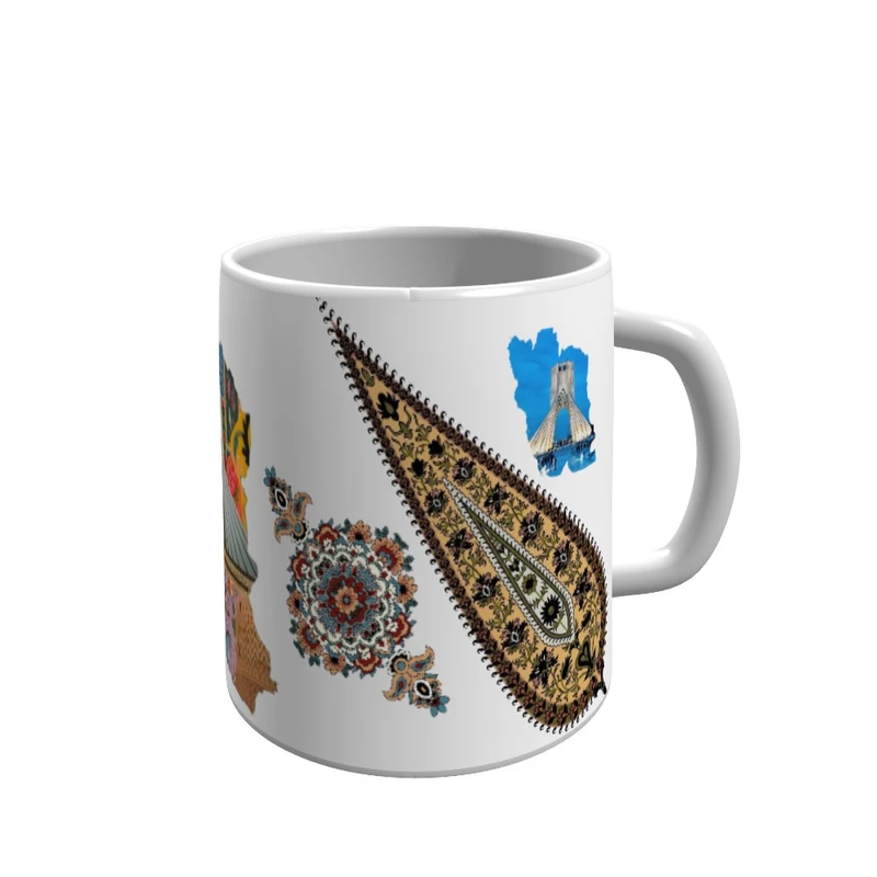 ماگ پاد آفرین مدل سنتی ایرانی کد v89