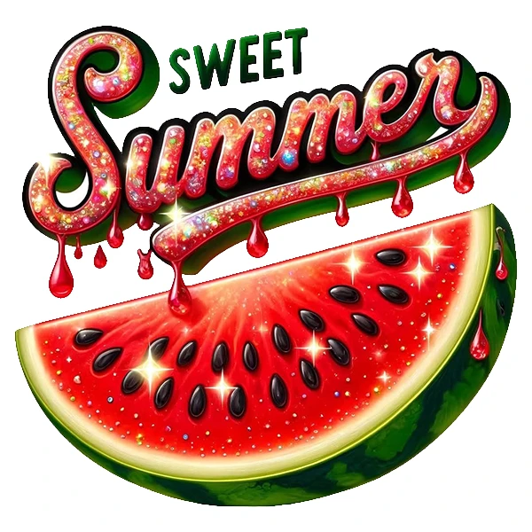 استیکر پارچه و لباس پاد آفرین طرح تابستان کد 2621