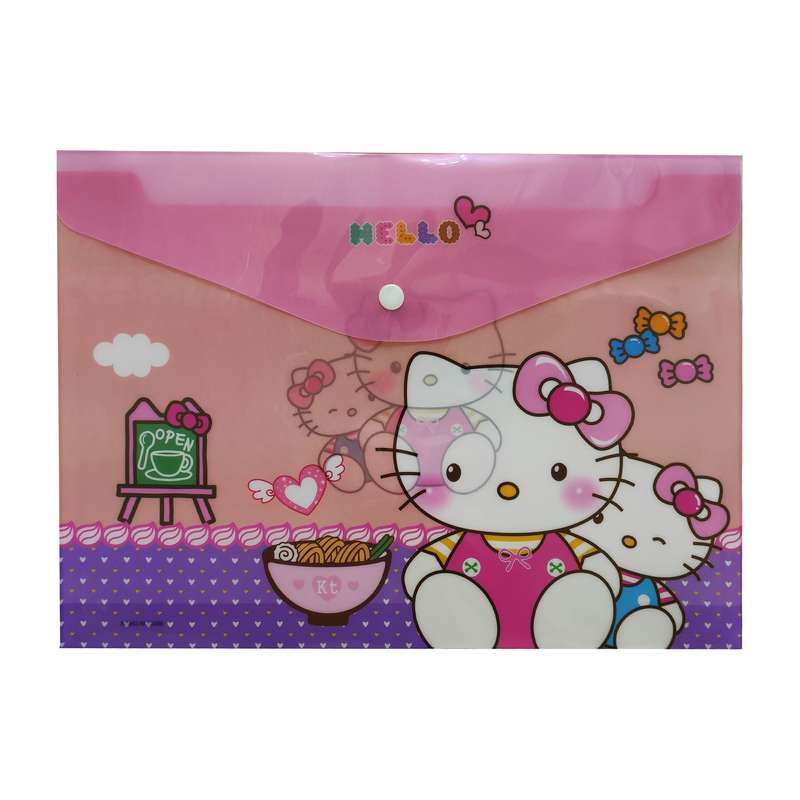 پوشه دکمه دار مدل گربه کد kitty-02