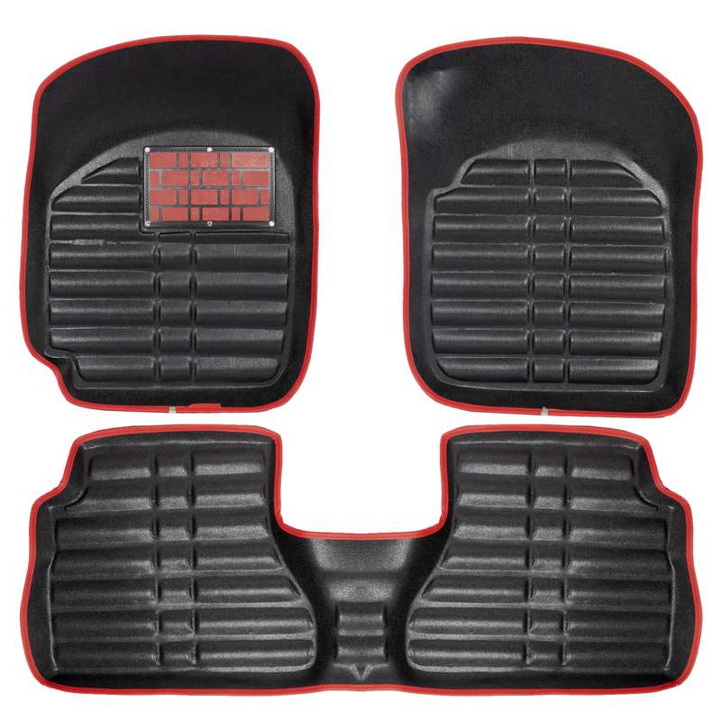 کفپوش سه بعدی خودرو مدل A-h دو رنگ مناسب برای پراید