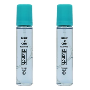 عطر جیبی مردانه دیلانچی مدل Bleu de Chanel حجم 30 میلی لیتر بسته دو عددی
