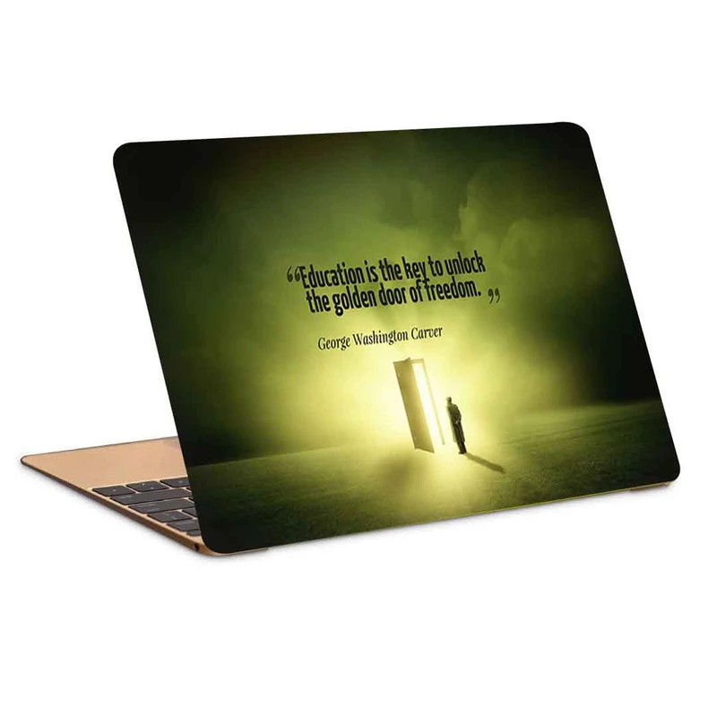 استیکر لپ تاپ طرح the golden door of freedomکد c-913مناسب برای لپ تاپ 15.6 اینچ