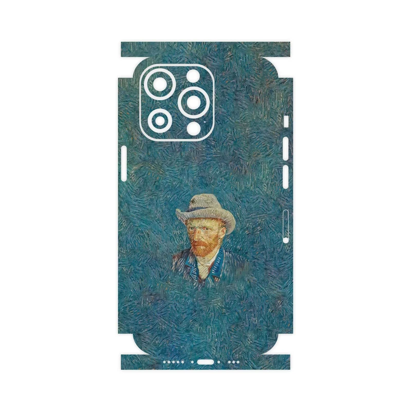 برچسب پوششی ماهوت مدل Self portrait with a gray felt hat-FullSkin مناسب برای گوشی موبایل اپل iphone 13 Pro