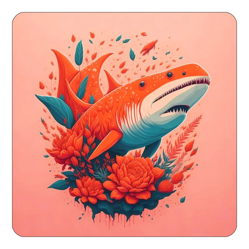 مگنت کاکتی طرح حیوانات رنگی مدل mp27005