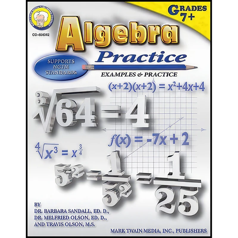 کتاب Algebra Practice اثر جمعي از نويسندگان انتشارات Mark Twain Media