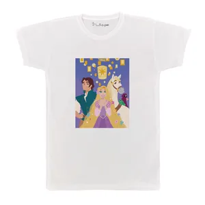 تی شرت بچگانه پرمانه طرح گیسو کمند کد pmt.7755