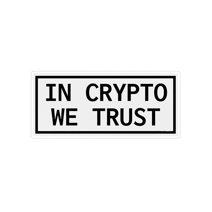 استیکر لپ تاپ ماسا دیزاین طرح CRYPTO مدل STKA00491