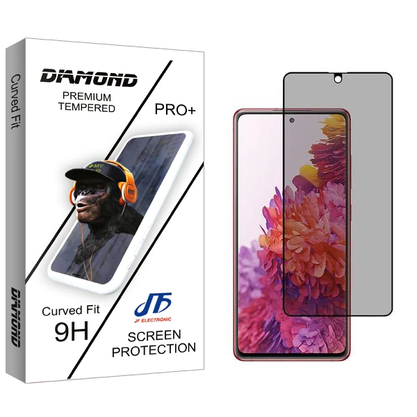محافظ صفحه نمایش حریم شخصی جی اف مدل Diamond مناسب برای گوشی موبایل سامسونگ Galaxy S20 FE 2022