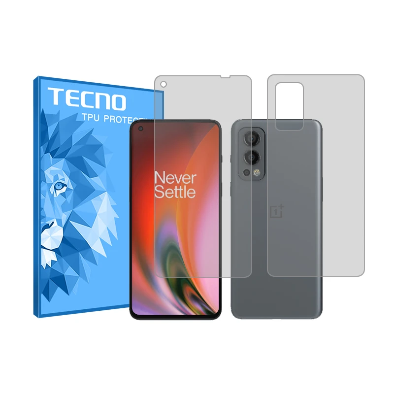 محافظ صفحه نمایش تکنو مدل HyGEL مناسب برای گوشی موبایل وان پلاس Nord 2 5G به همراه محافظ پشت گوشی