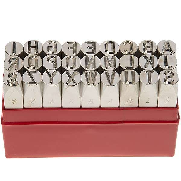 مجموعه سنبه های حروف کوب 10 میلی متری ایران پتک LK 3211