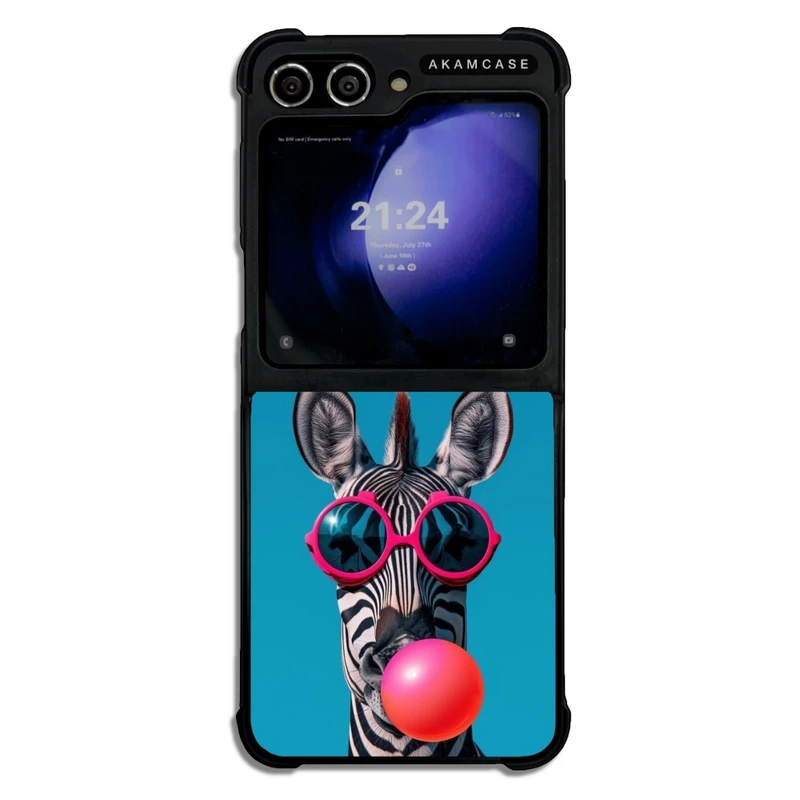 کاور آکام مدل AMC-WSGZFLIP5-ANIMALS13 مناسب برای گوشی موبایل سامسونگ Galaxy Z Flip 5