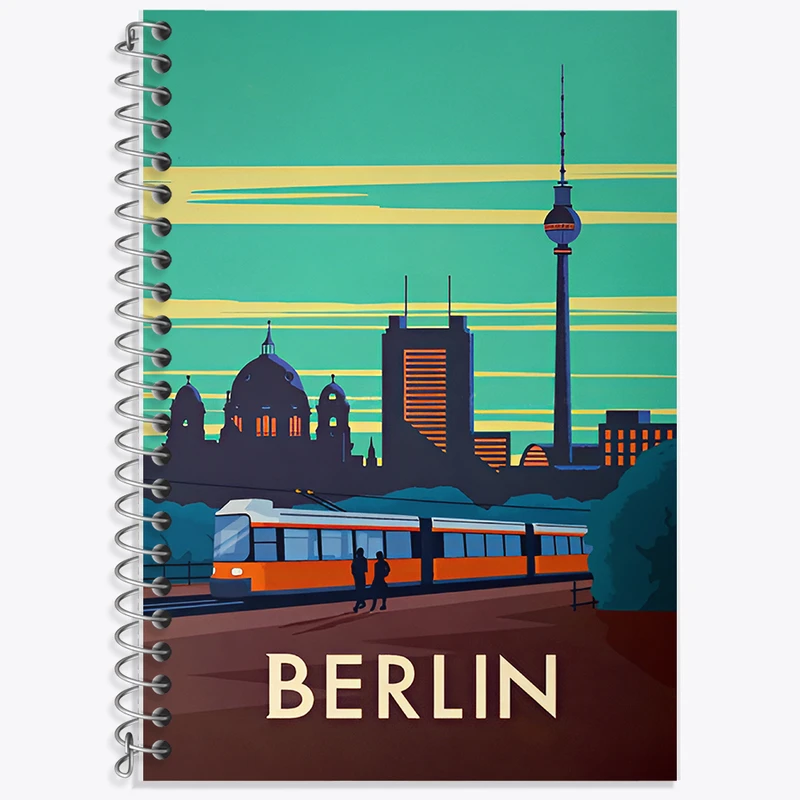 دفتر نت موسیقی 50 برگ خندالو طرح برلین (Berlin) کد F6326