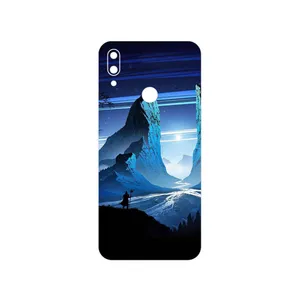 MAHOOT Blue Mountains Digital Art Cover Sticker for Xiaomi Redmi Note 7