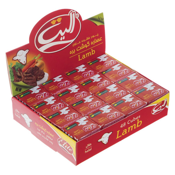 عصاره گوشت بره الیت بسته 48 عددی