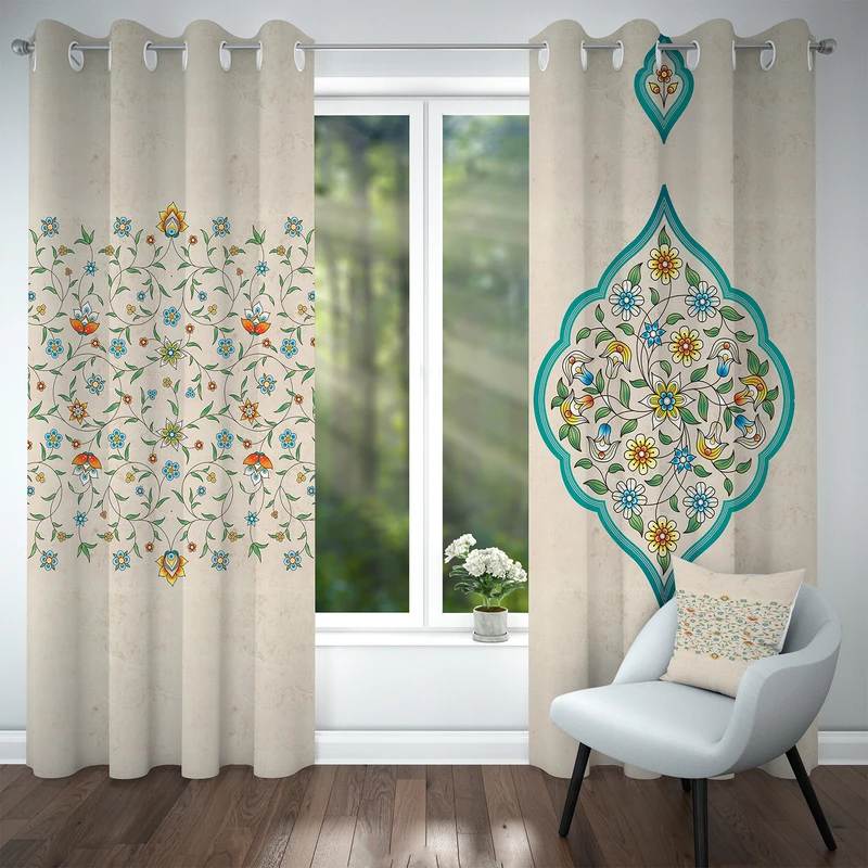 پرده مدل هازان کد 4167 سایز 140x280 سانتی متر