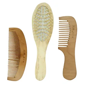 شانه و برس چوبی کوه شاپ مدل M581 -A002 بسته 3 عددی