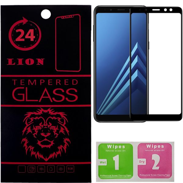 محافظ صفحه نمایش تمام چسب لاین مدل 5D مناسب برای گوشی سامسونگ A8 2018 پلاس محافظ صفحه نمایش تمام چسب لاین مدل 5D مناسب برای گوشی سامسونگ A8 2018 پلاس