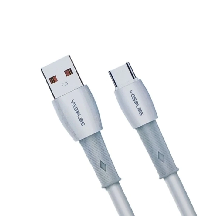 کابل تبدیل USB به USB-C یس پلاس مدل TURBO CHARGE 33W 6A طول 1 متر