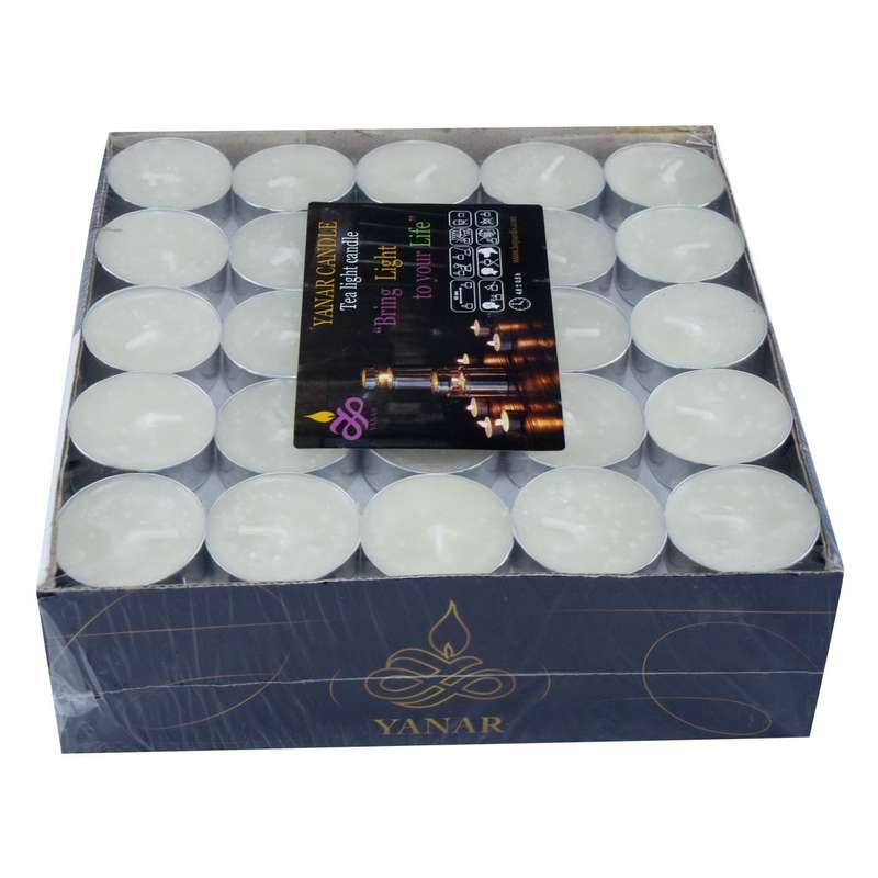شمع وارمر یانار مدل tea light بسته 100 عددی شمع وارمر یانار مدل tea light بسته 100 عددی