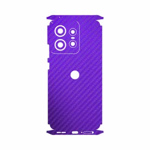 MAHOOT Purple-Fiber-FullSkin Cover Sticker for Motorola Edge 50 Pro